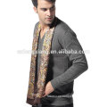 Bufanda de seda para hombre de Paisley del diseño